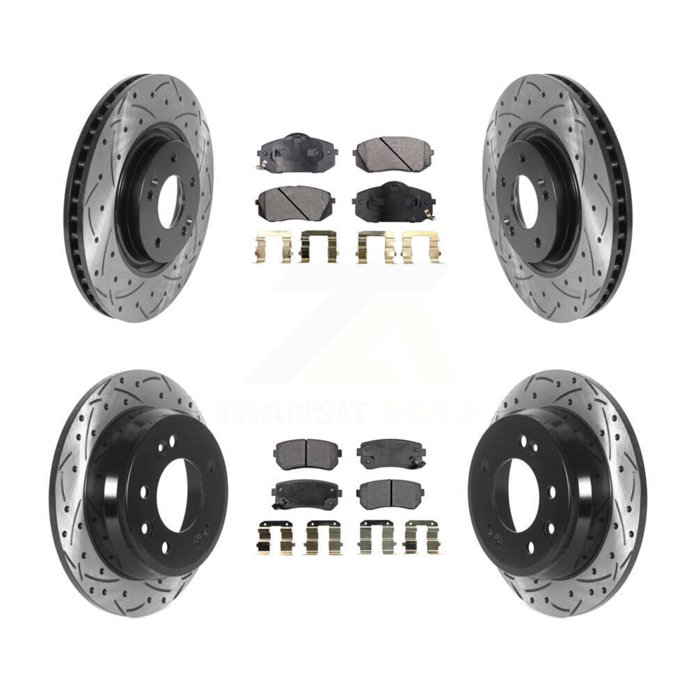 Transit Auto - KDT-100871 - Front and Rear Disc Brake Kits