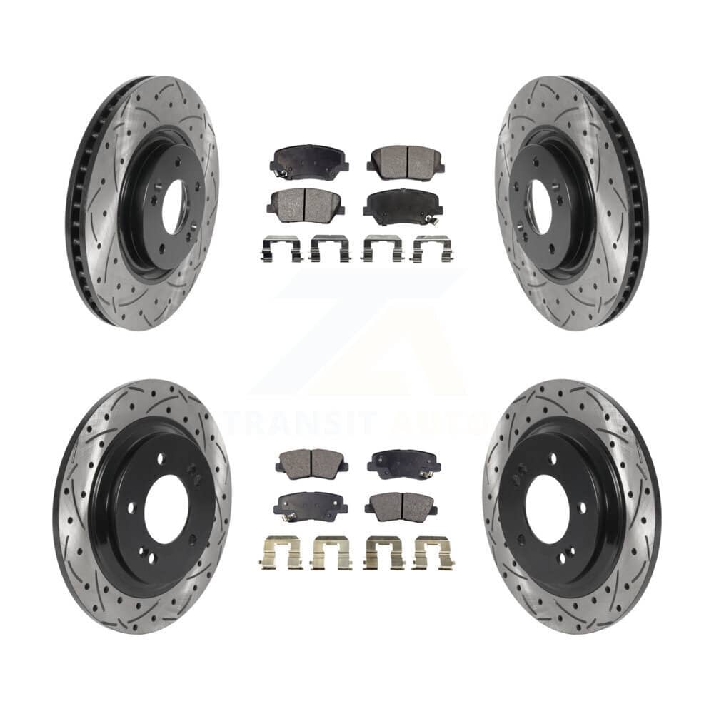 Transit Auto - KDT-100876 - Front and Rear Disc Brake Kits