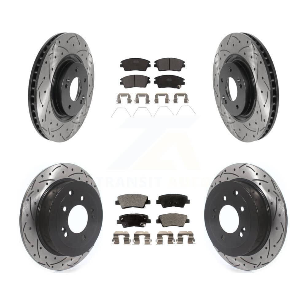 Transit Auto - KDT-100877 - Front and Rear Disc Brake Kits