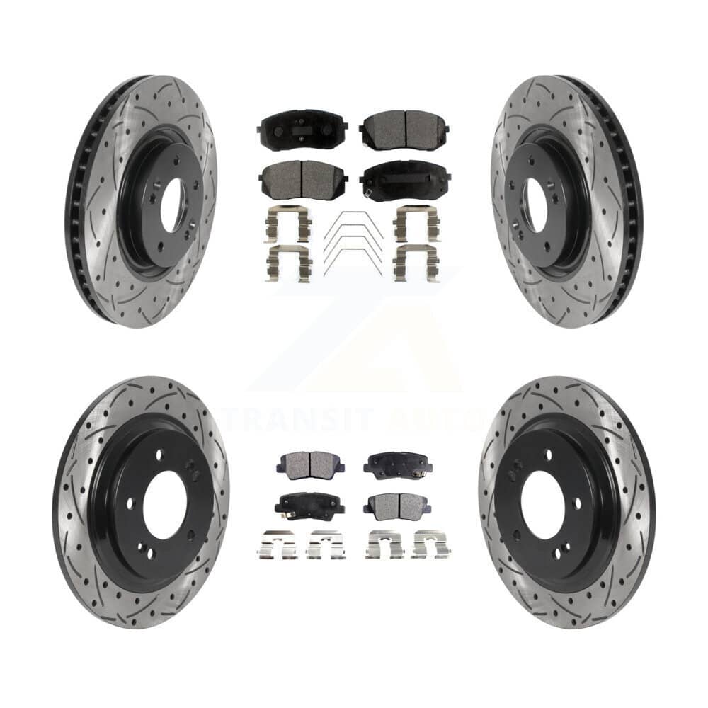 Transit Auto - KDT-100879 - Front and Rear Disc Brake Kits