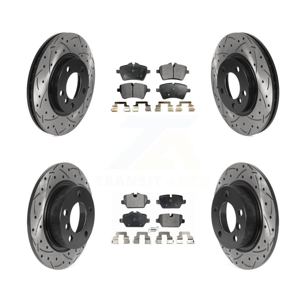 Transit Auto - KDT-100884 - Front and Rear Disc Brake Kits