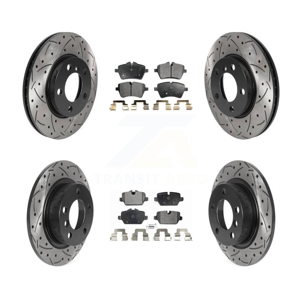 Transit Auto - KDT-100886 - Front and Rear Disc Brake Kits