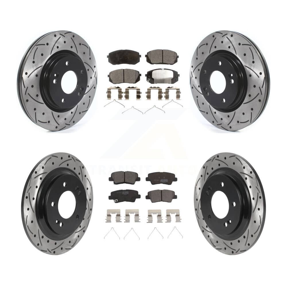 Transit Auto - KDT-100897 - Front and Rear Disc Brake Kits