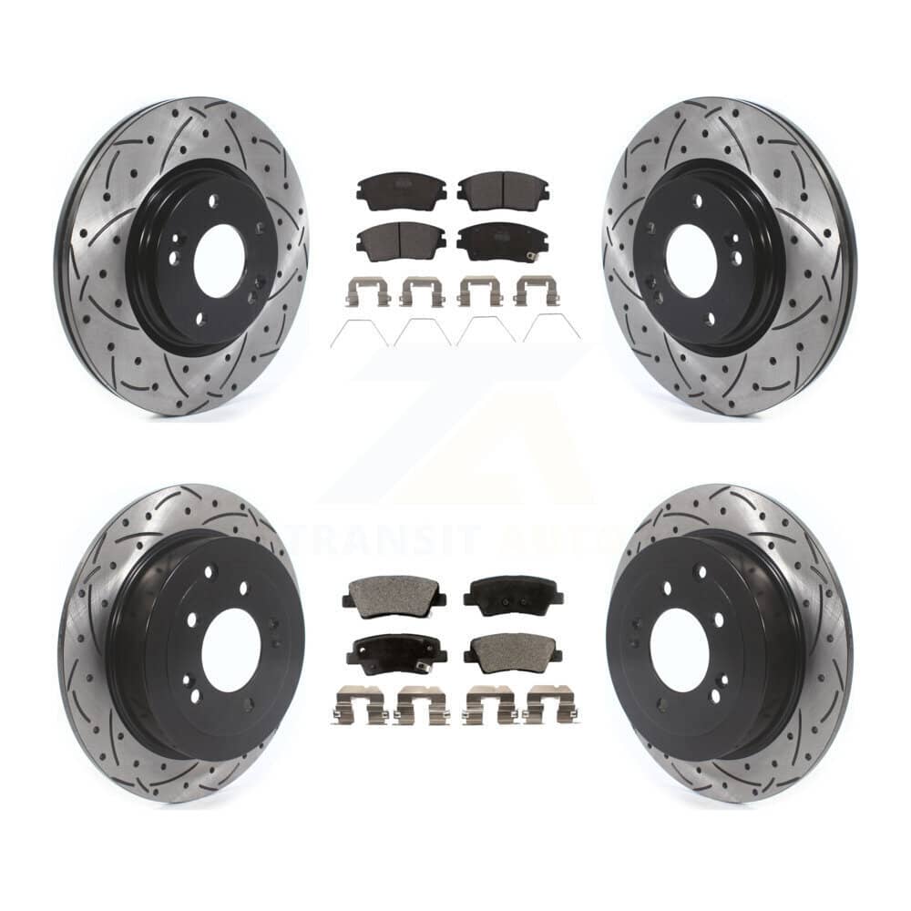 Transit Auto - KDT-100899 - Front and Rear Disc Brake Kits
