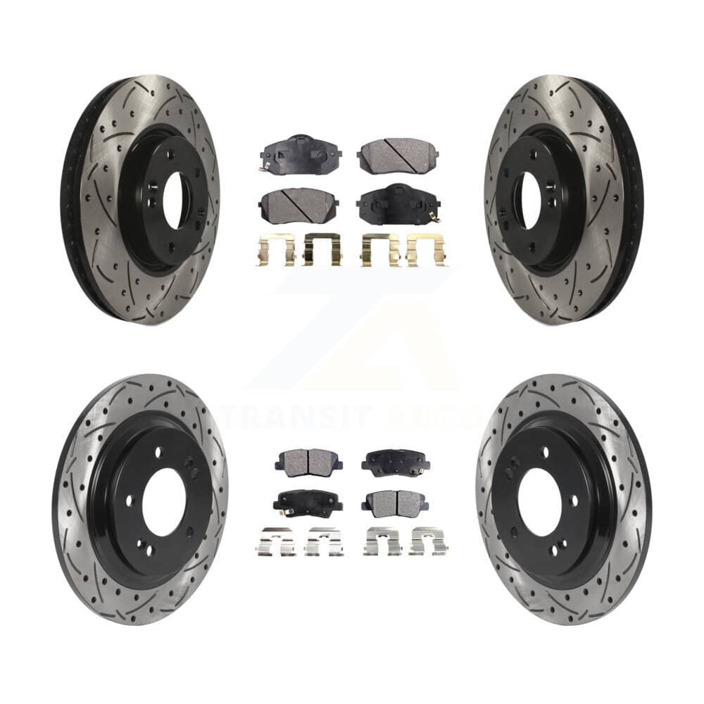 Transit Auto - KDT-101048 - Front and Rear Disc Brake Kits