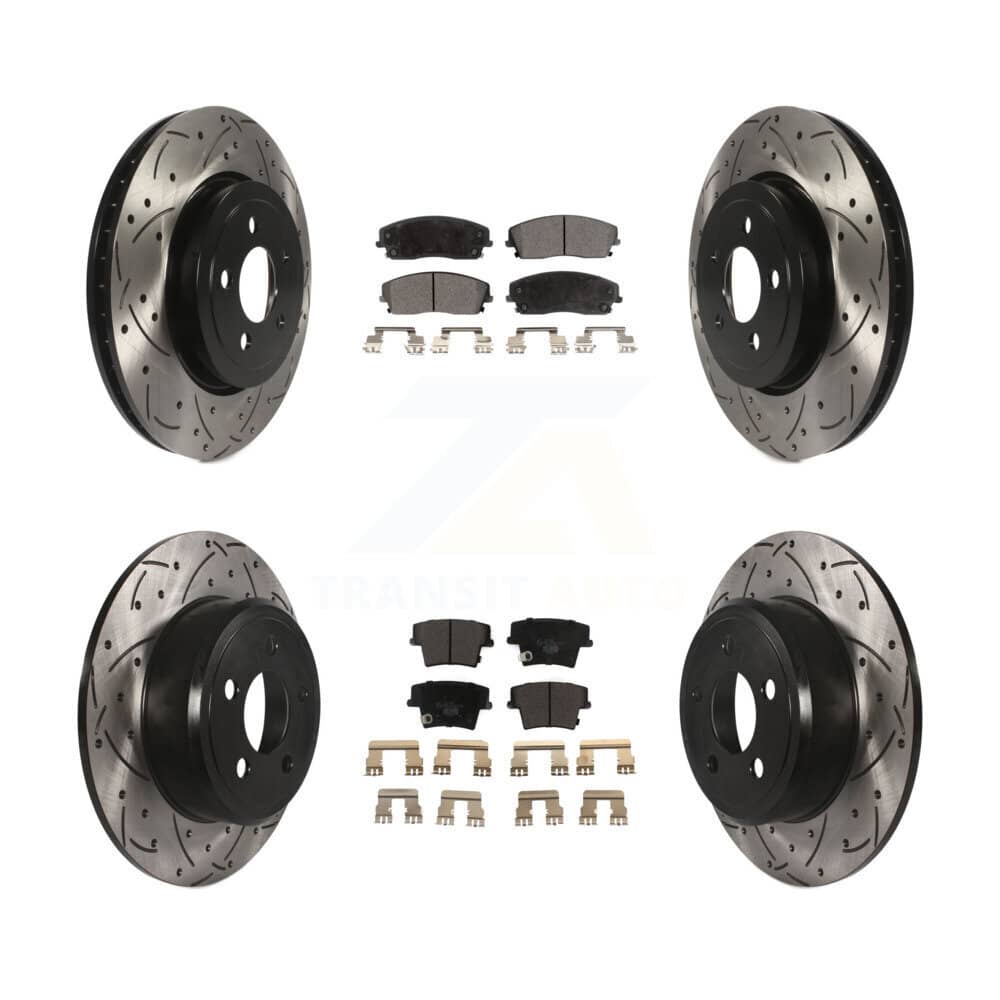 Transit Auto - KDT-101097 - Front and Rear Disc Brake Kits