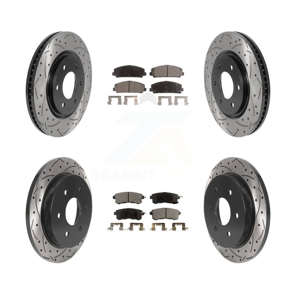 Transit Auto - KDT-101128 - Front and Rear Disc Brake Kits