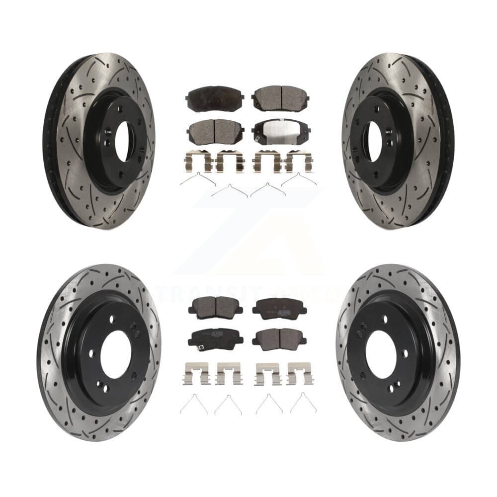 Transit Auto - KDT-101169 - Front and Rear Disc Brake Kits