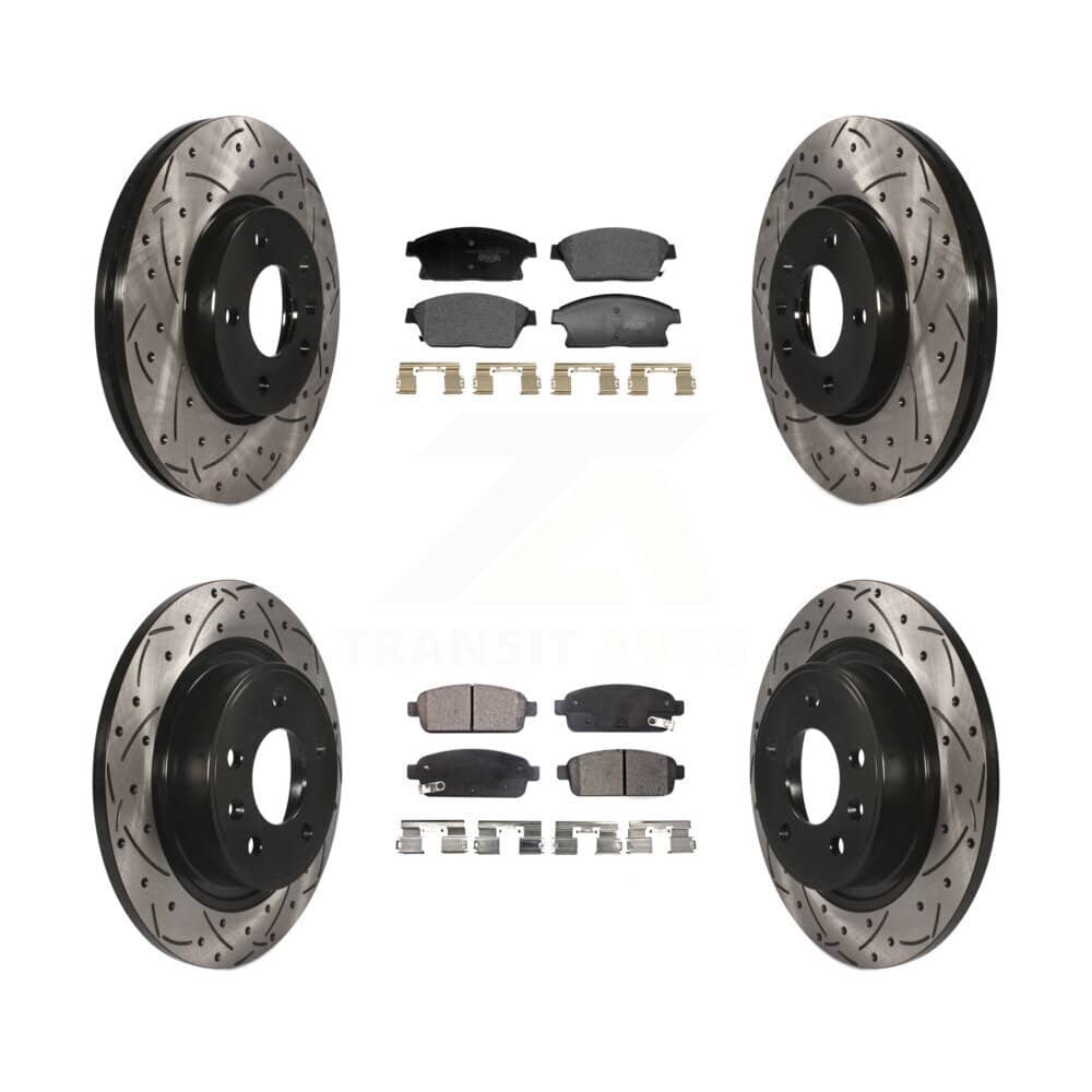 Transit Auto - KDT-101227 - Front and Rear Disc Brake Kits