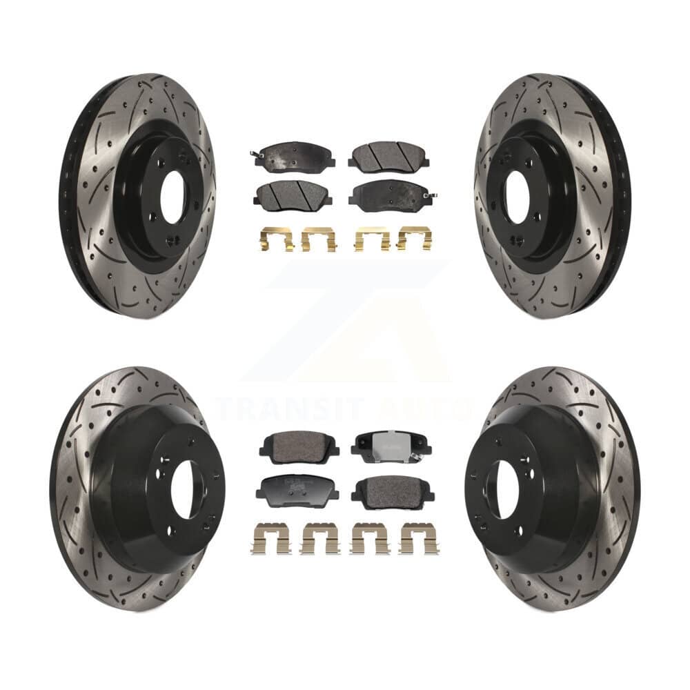 Transit Auto - KDT-101233 - Front and Rear Disc Brake Kits