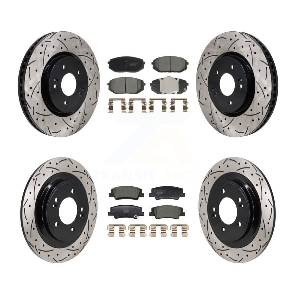 Transit Auto - KDT-101371 - Front and Rear Disc Brake Kits