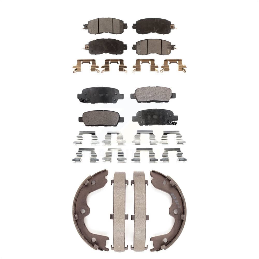 Transit Auto - KFN-100506 - Front and Rear Disc Brake Pad Kits