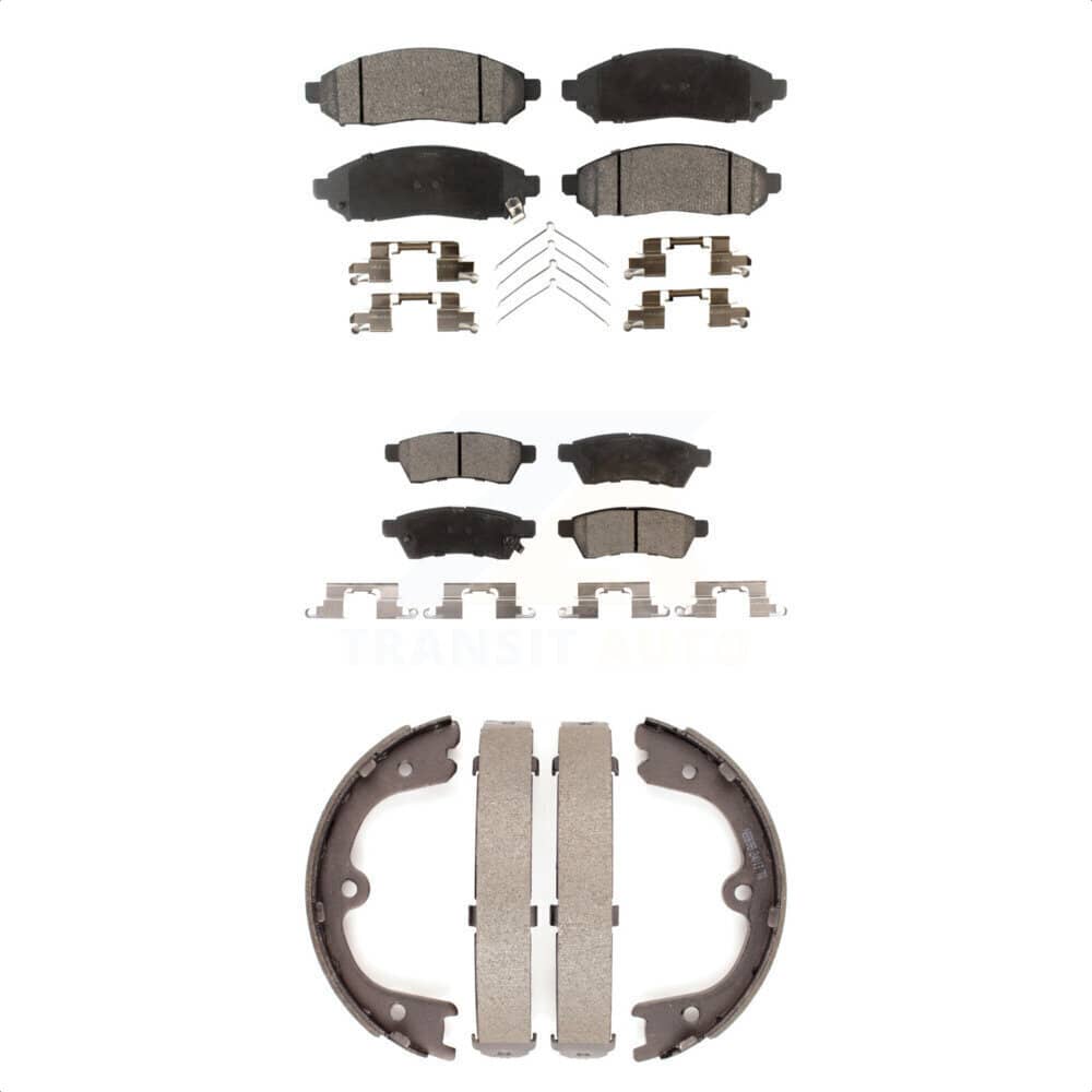 Transit Auto - KFN-100515 - Front and Rear Disc Brake Pad Kits