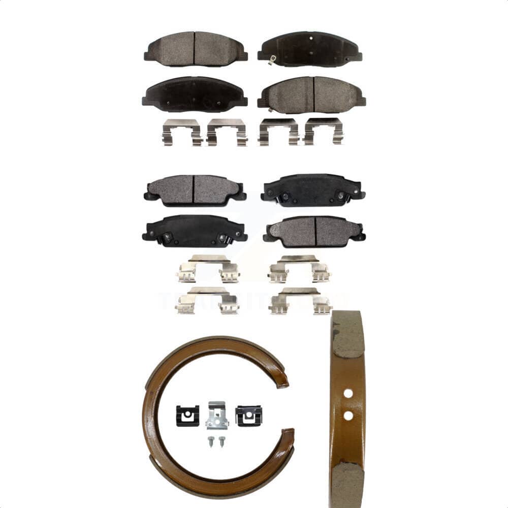 Transit Auto - KFN-100536 - Front and Rear Disc Brake Pad Kits