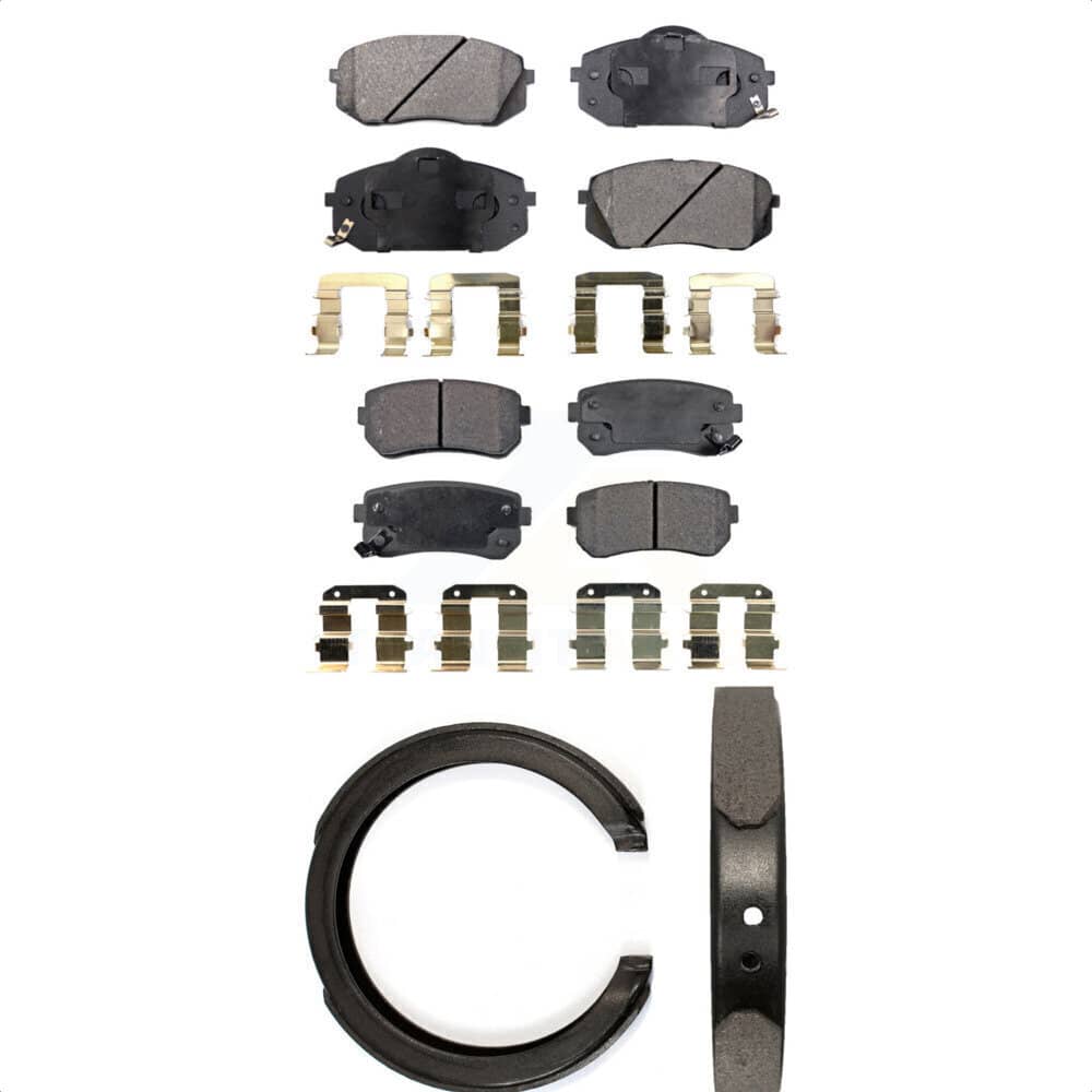 Transit Auto - KFN-100557 - Front and Rear Disc Brake Pad Kits