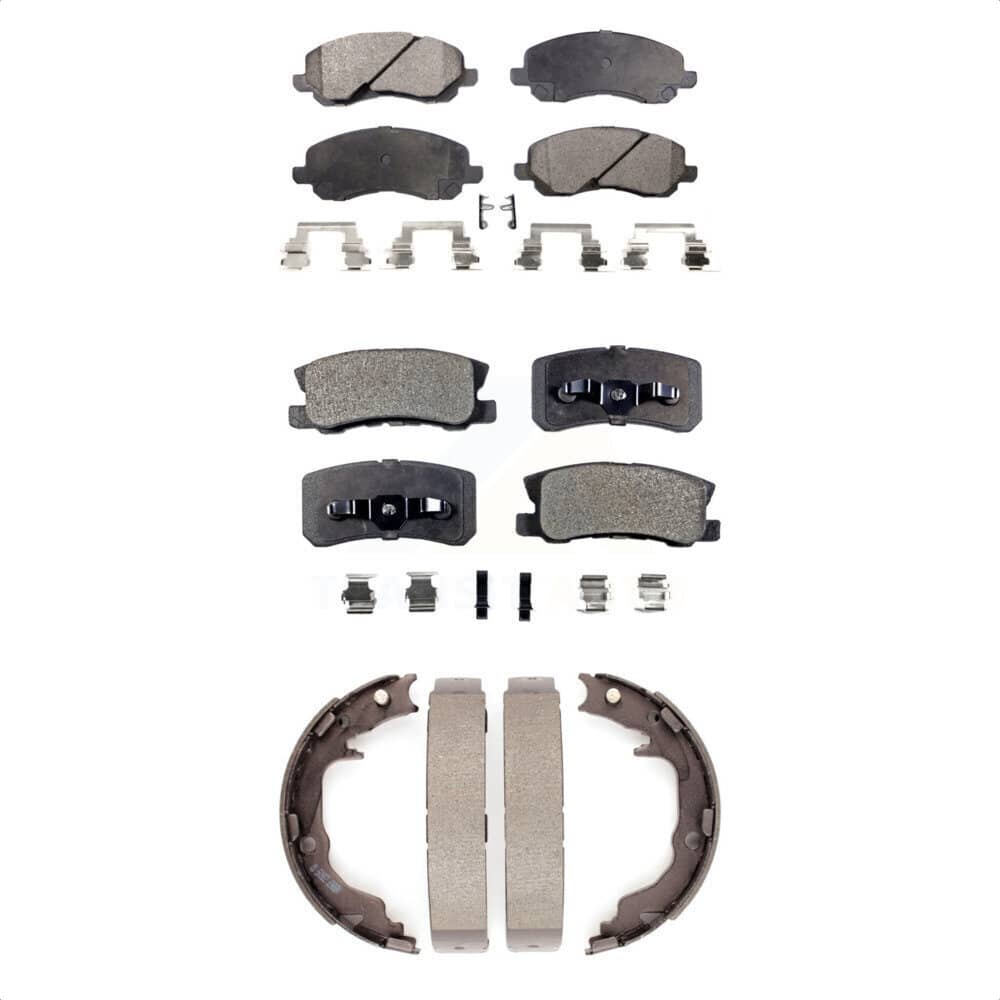 Transit Auto - KFN-100616 - Front and Rear Disc Brake Pad Kits
