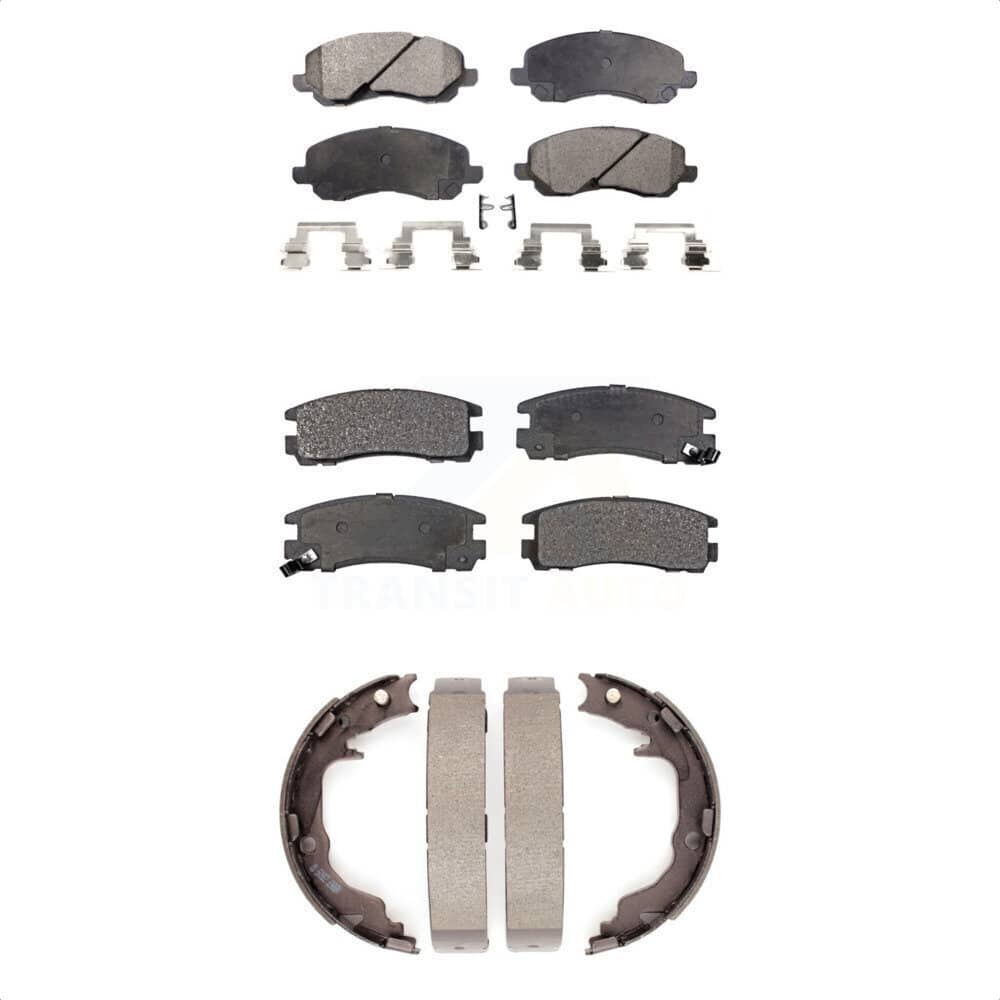 Transit Auto - KFN-100617 - Front and Rear Disc Brake Pad Kits