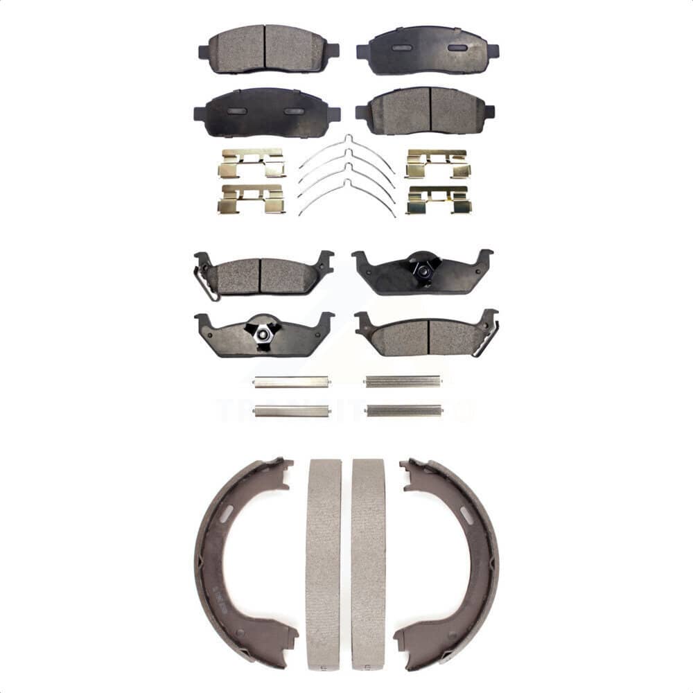 Transit Auto - KFN-100620 - Front and Rear Disc Brake Pad Kits