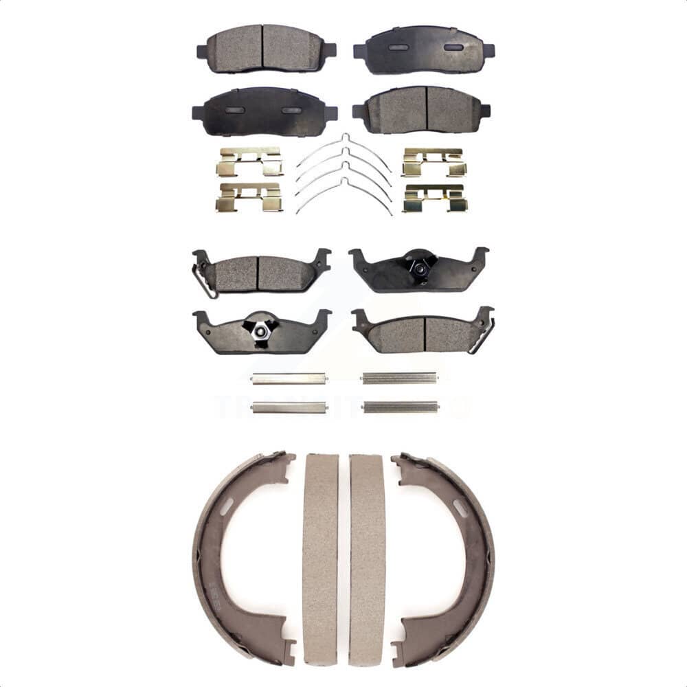 Transit Auto - KFN-100622 - Front and Rear Disc Brake Pad Kits