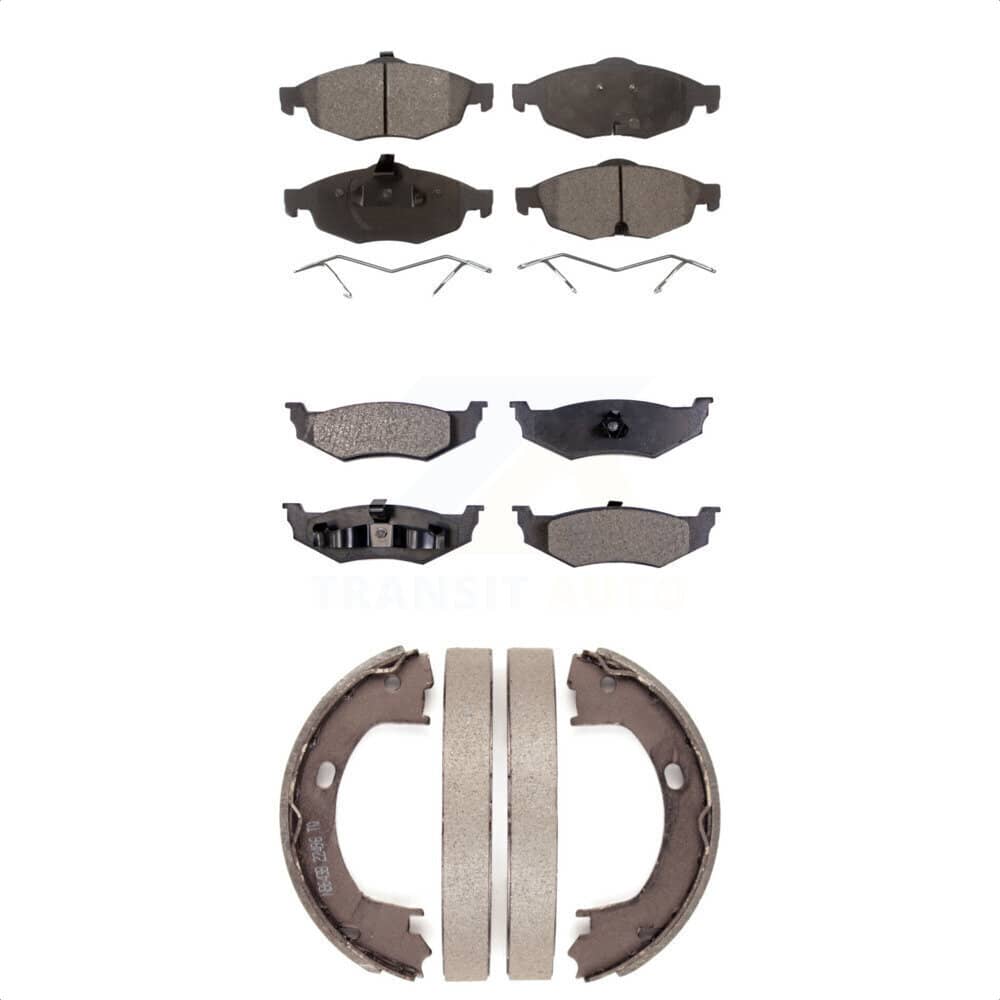 Transit Auto - KFN-100644 - Front and Rear Disc Brake Pad Kits