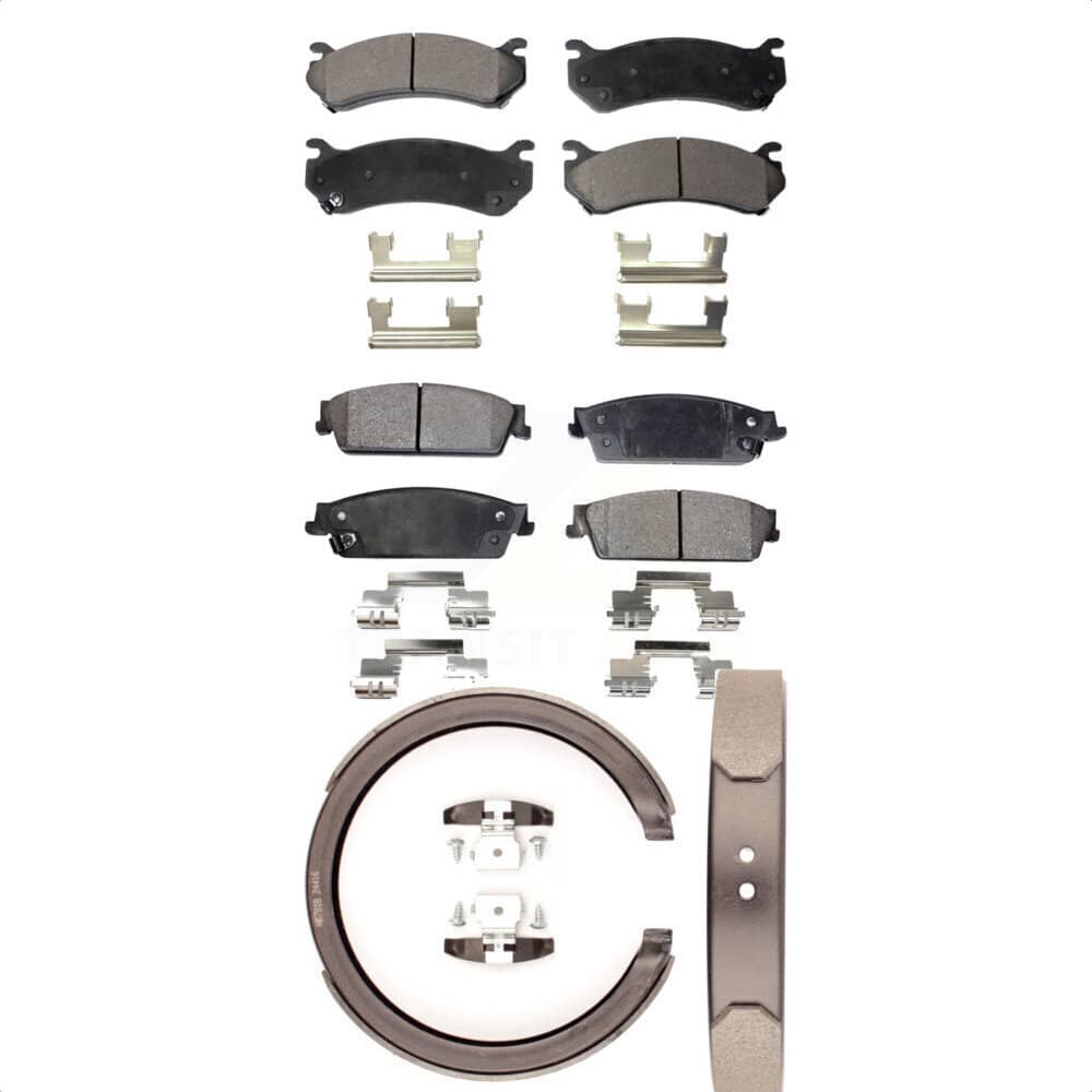 Transit Auto - KFN-100651 - Front and Rear Disc Brake Pad Kits