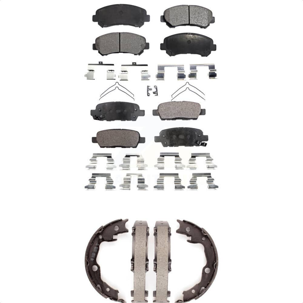 Transit Auto - KFN-100756 - Front and Rear Disc Brake Pad Kits