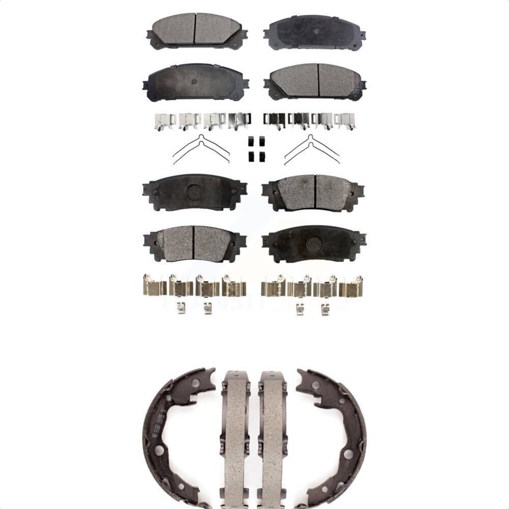 Transit Auto - KFN-100798 - Front and Rear Disc Brake Pad Kits
