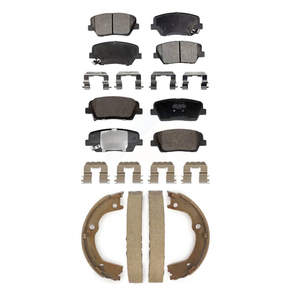 Transit Auto - KFN-100852 - Front and Rear Disc Brake Pad Kits