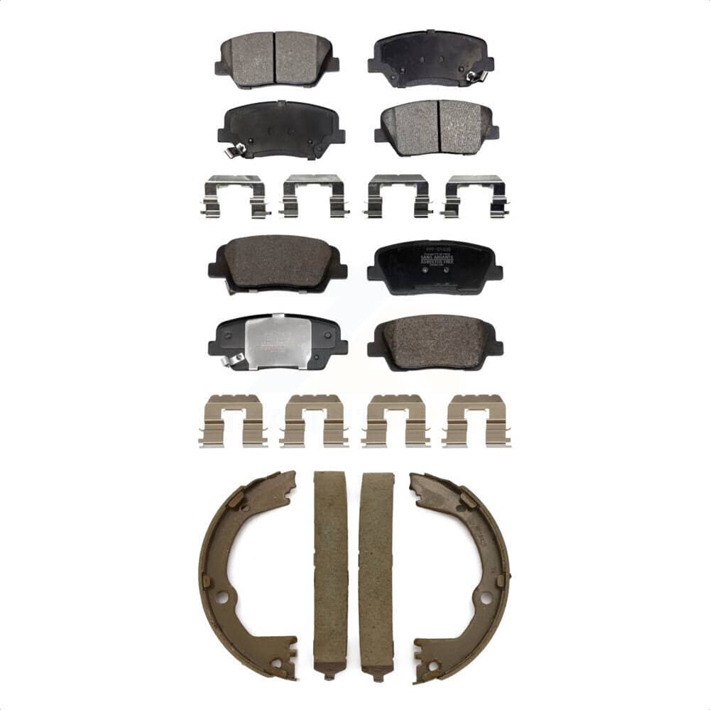 Transit Auto - KFN-100856 - Front and Rear Disc Brake Pad Kits