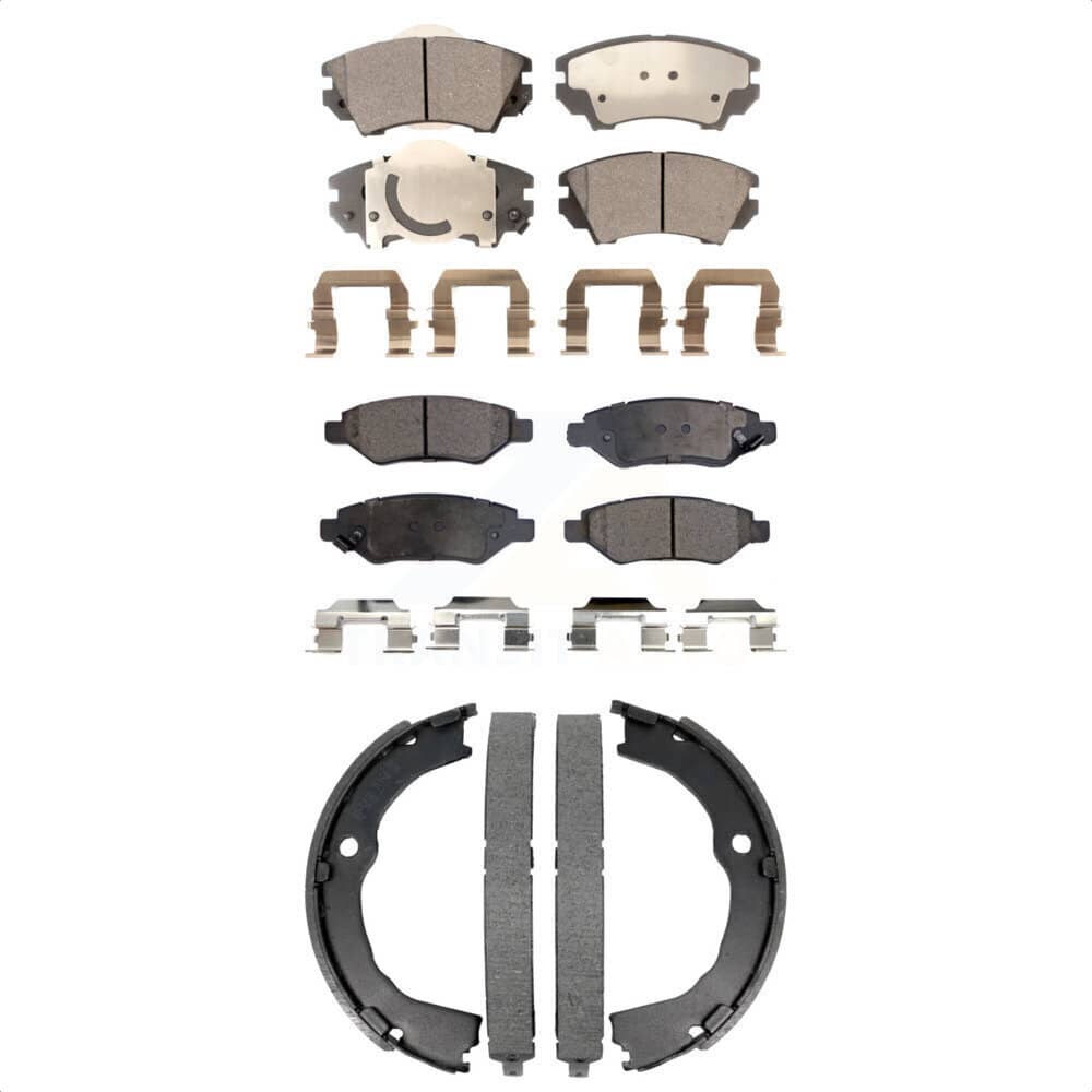 Transit Auto - KFN-100877 - Front and Rear Disc Brake Pad Kits