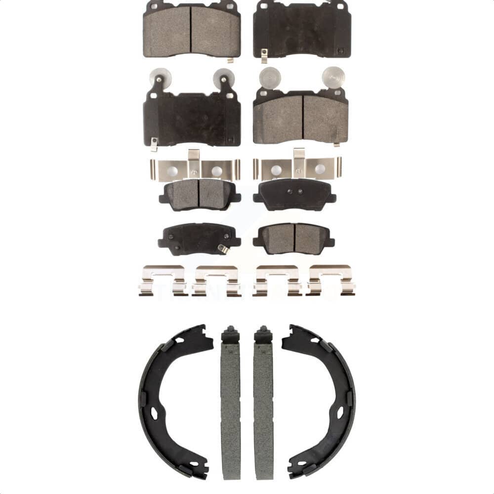 Transit Auto - KFN-100884 - Front and Rear Disc Brake Pad Kits