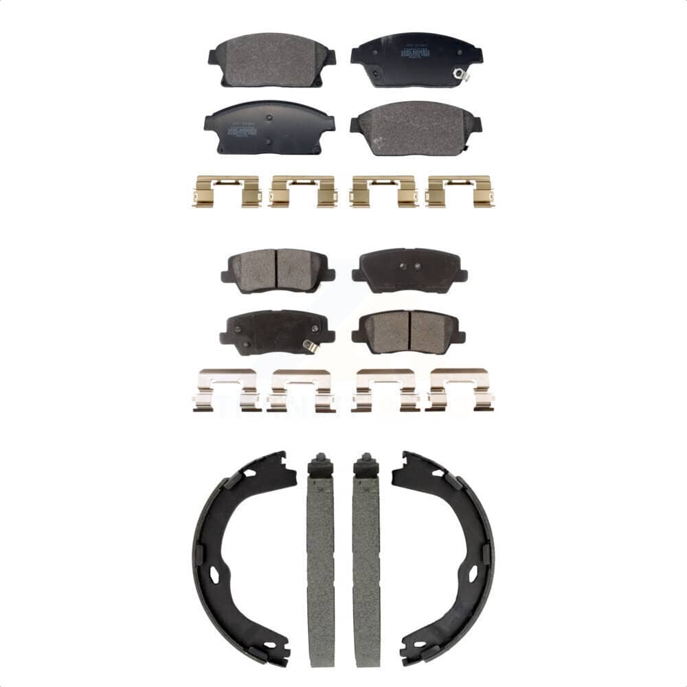 Transit Auto - KFN-100891 - Front and Rear Disc Brake Pad Kits