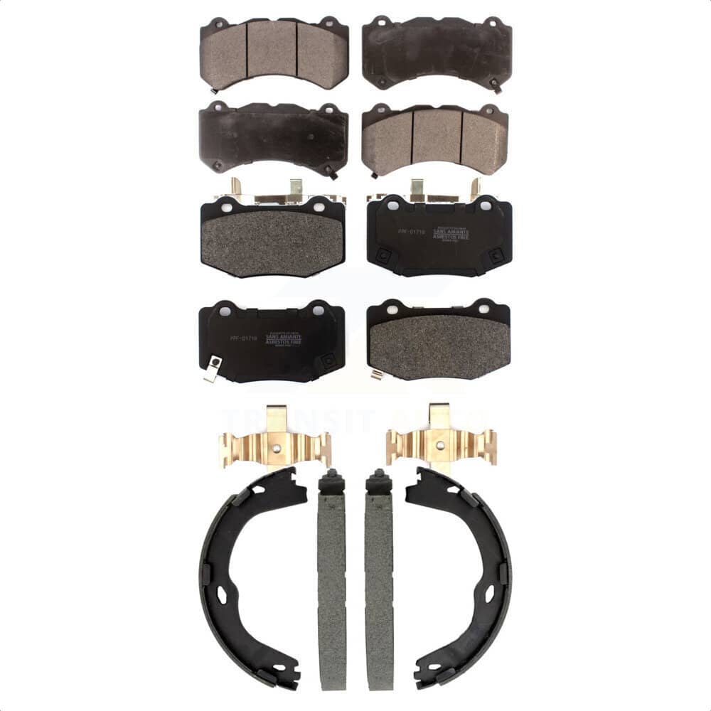 Transit Auto - KFN-100893 - Front and Rear Disc Brake Pad Kits