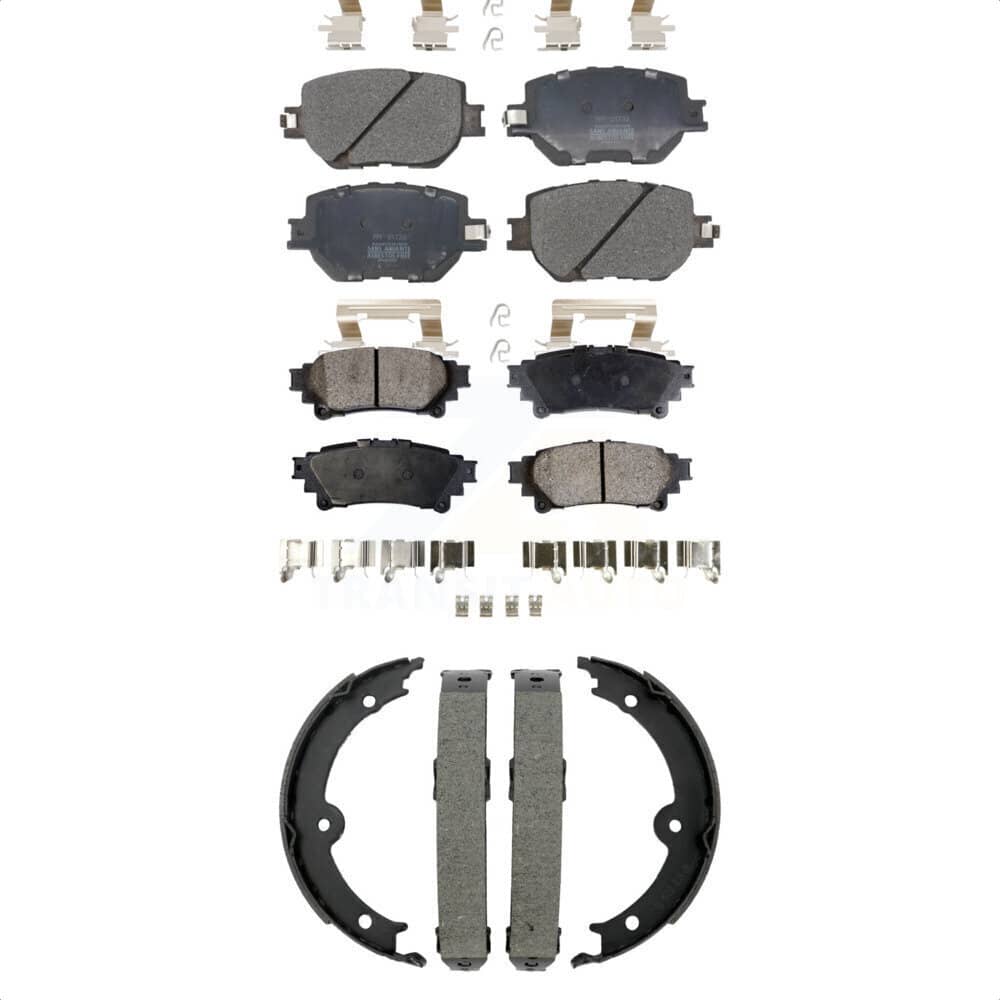 Transit Auto - KFN-100913 - Front and Rear Disc Brake Pad Kits