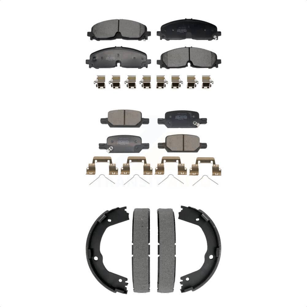 Transit Auto - KFN-100923 - Front and Rear Disc Brake Pad Kits