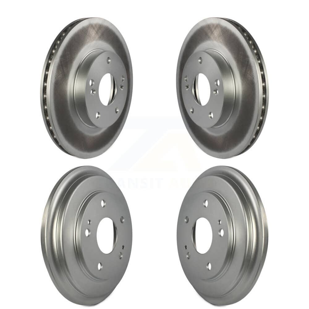 Genius - KG-101428 - Front and Rear Disc Brake Rotor and Hub Assembly Kits