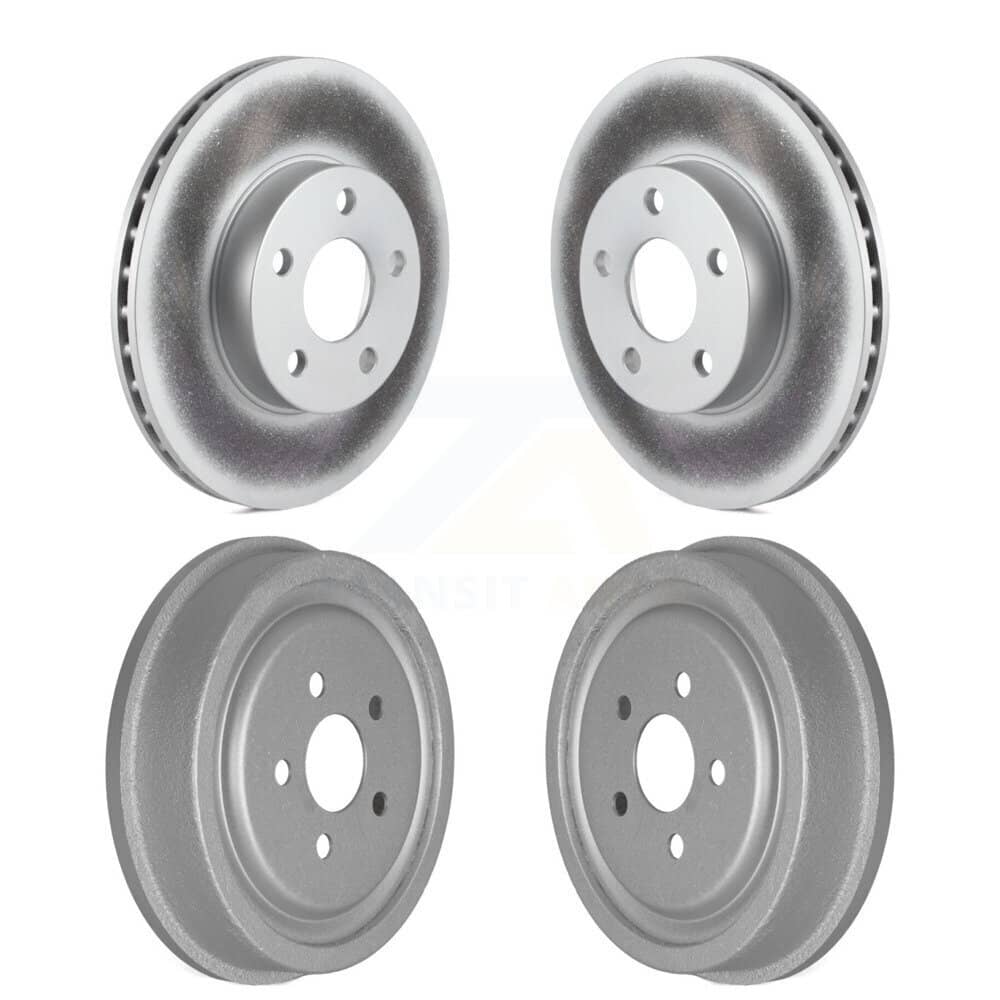 Genius - KG-101435 - Front and Rear Disc Brake Rotor and Hub Assembly Kits