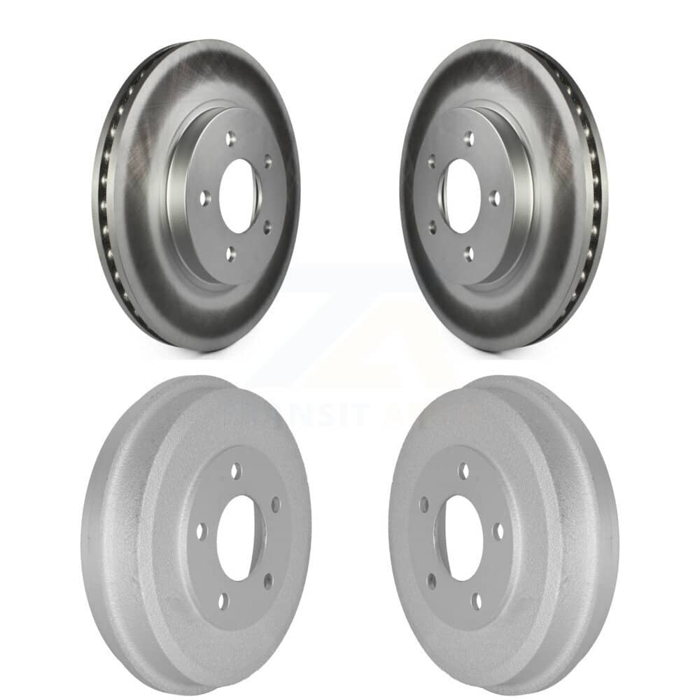 Genius - KG-101440 - Front and Rear Disc Brake Rotor and Hub Assembly Kits