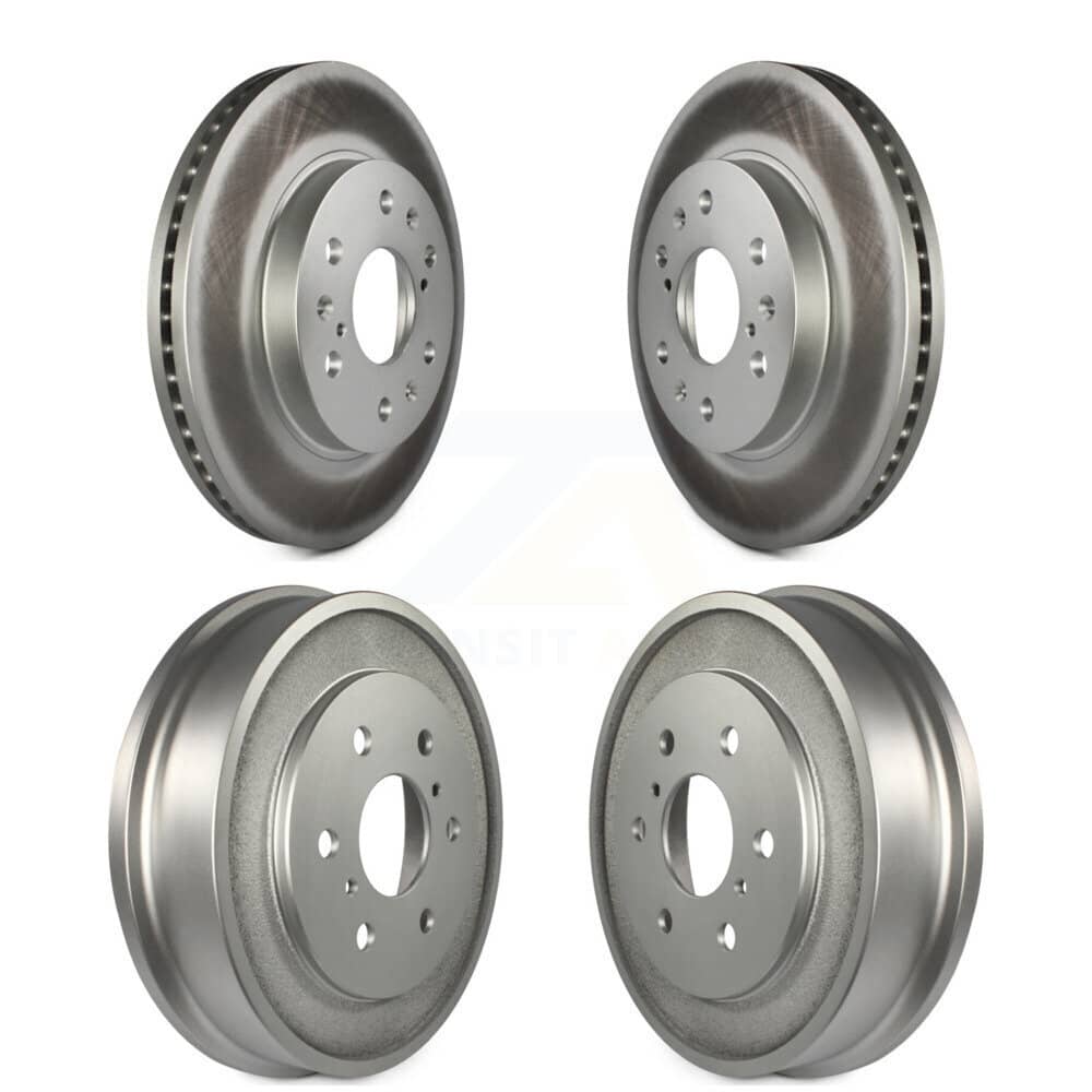 Genius - KG-101446 - Front and Rear Disc Brake Rotor and Hub Assembly Kits
