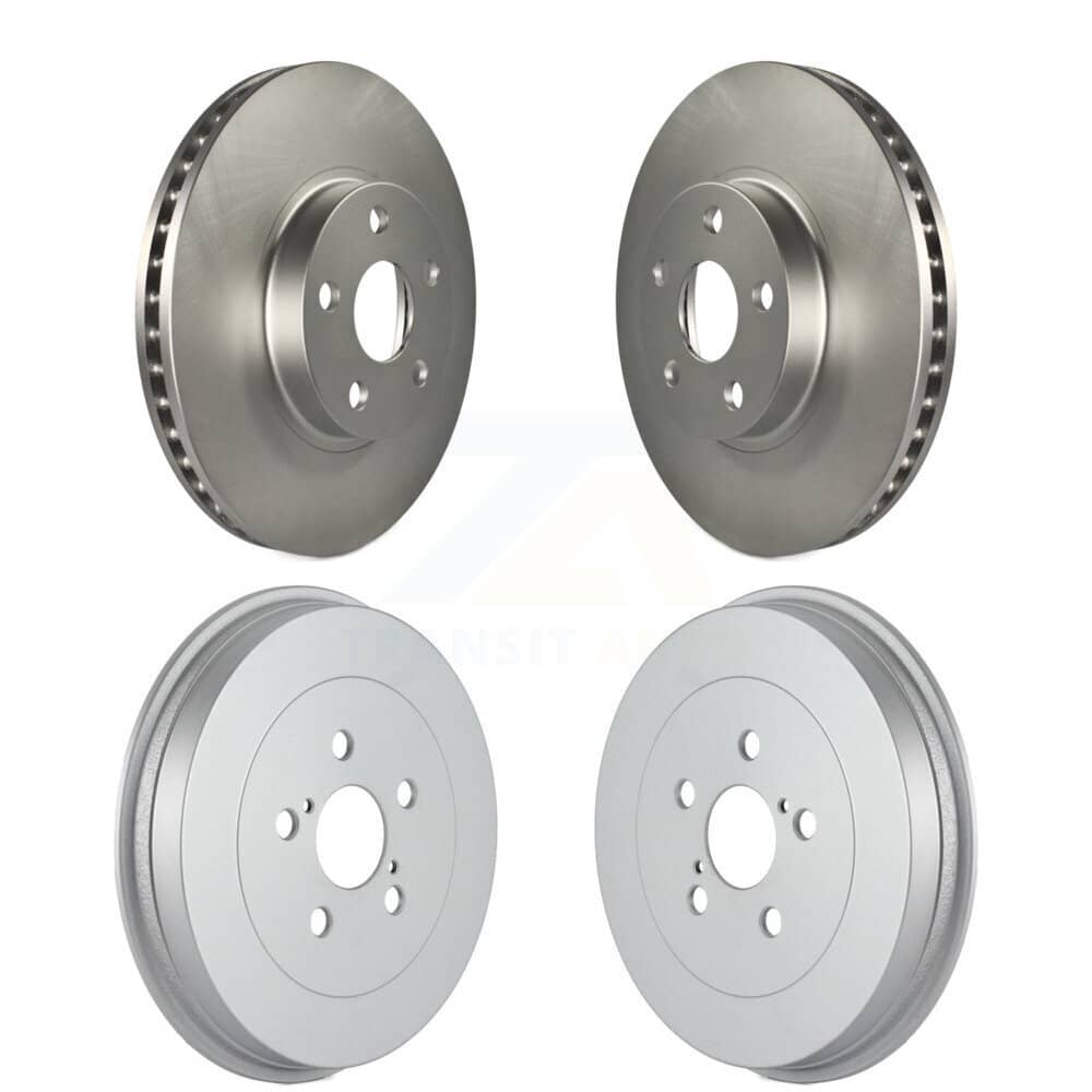 Genius - KG-101450 - Front and Rear Disc Brake Rotor and Hub Assembly Kits