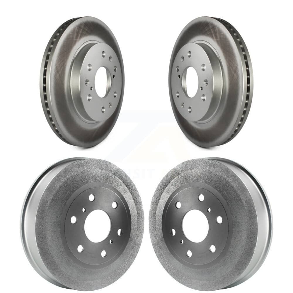 Genius - KG-101451 - Front and Rear Disc Brake Rotor and Hub Assembly Kits