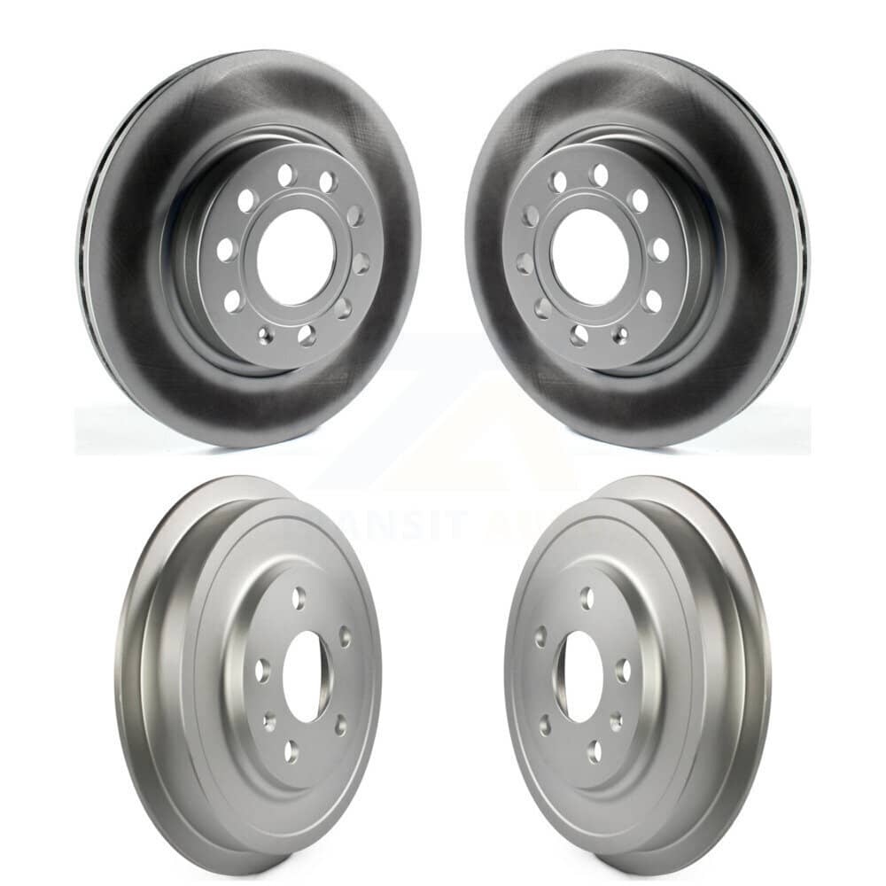 Genius - KG-101460 - Front and Rear Disc Brake Rotor and Hub Assembly Kits