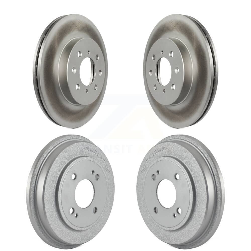 Genius - KG-101462 - Front and Rear Disc Brake Rotor and Hub Assembly Kits