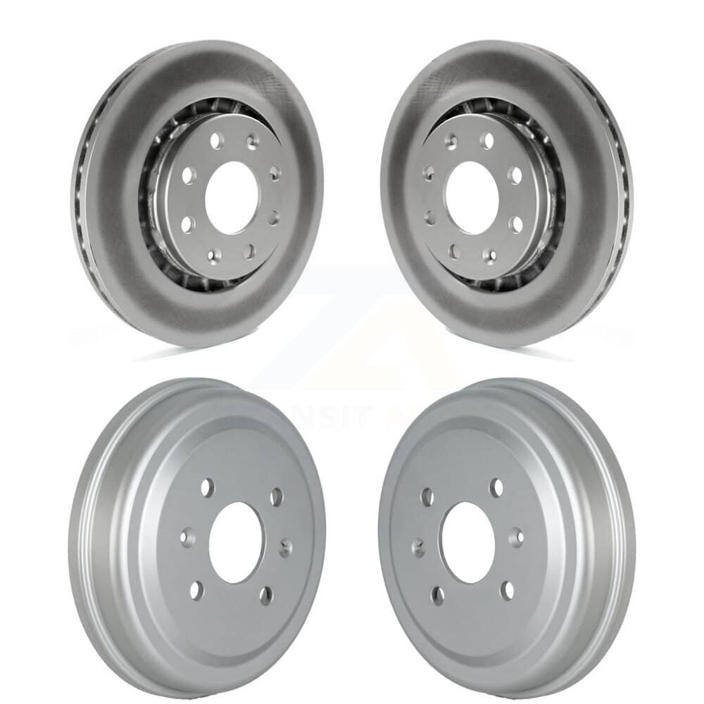Genius - KG-101493 - Front and Rear Disc Brake Rotor and Hub Assembly Kits