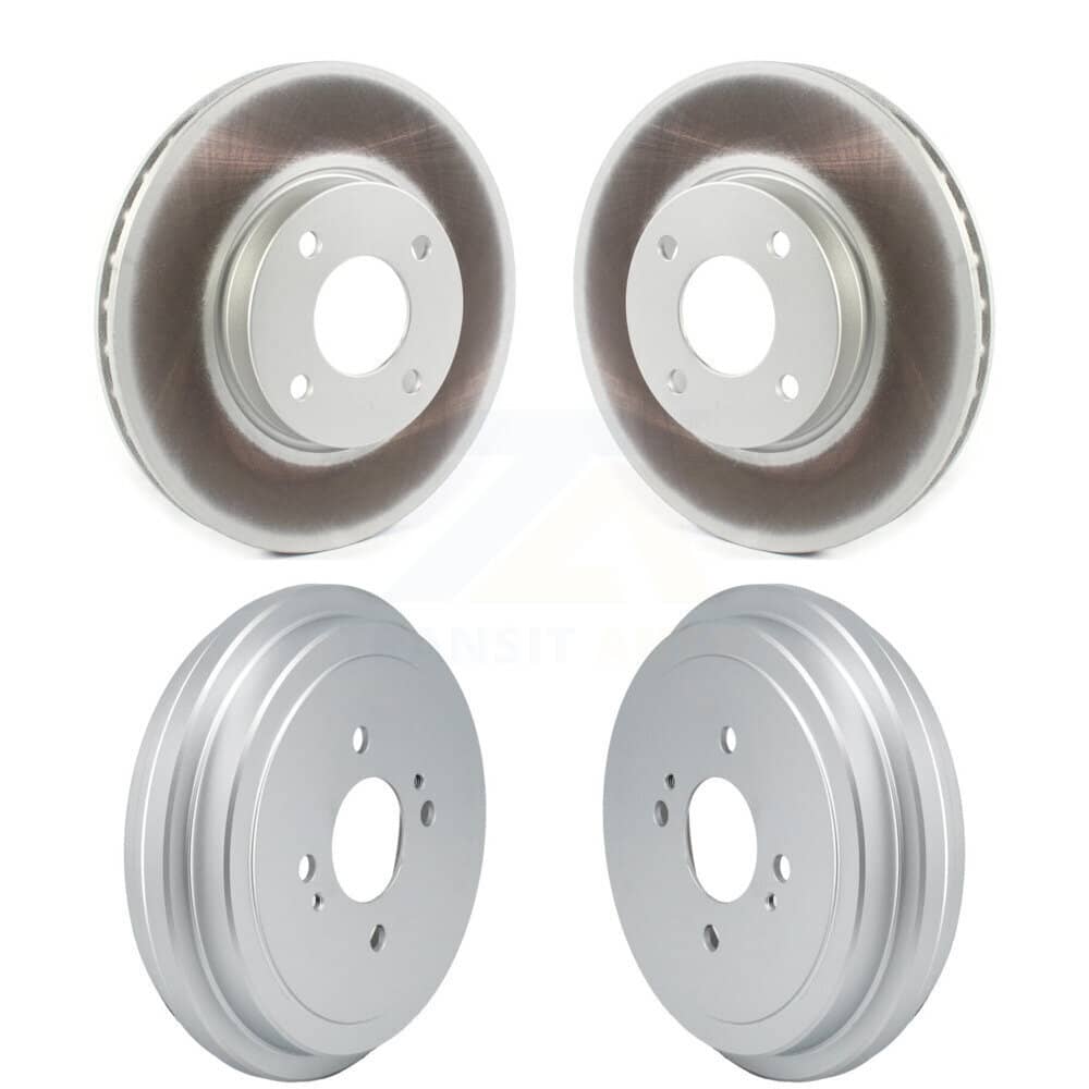 Genius - KG-101868 - Front and Rear Disc Brake Rotor and Hub Assembly Kits