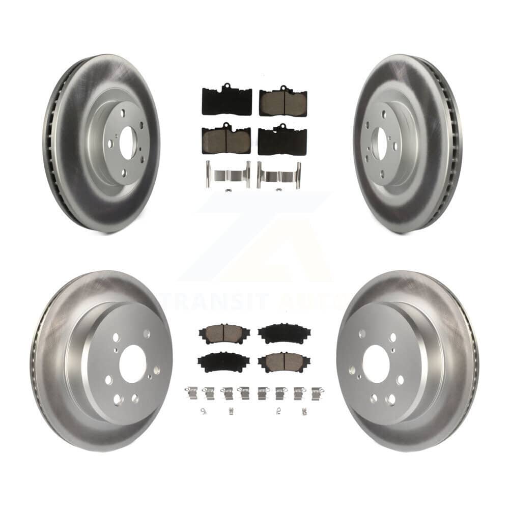 Transit Auto - KGC-100007 - Front and Rear Disc Brake Kits