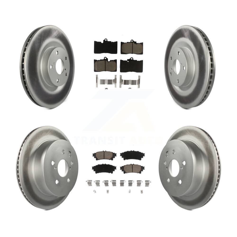 Transit Auto - KGC-100009 - Front and Rear Disc Brake Kits