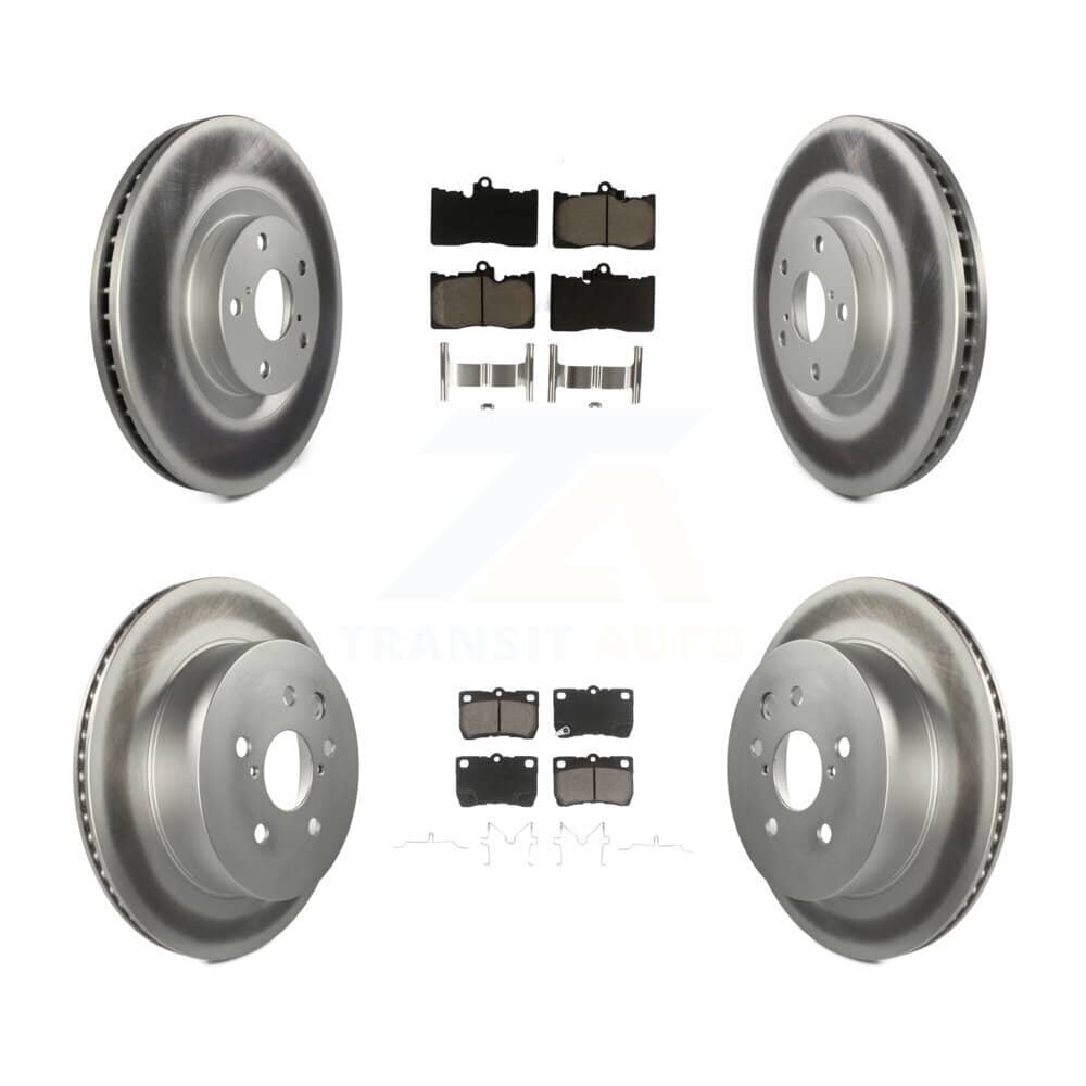 Transit Auto - KGC-100010 - Front and Rear Disc Brake Kits