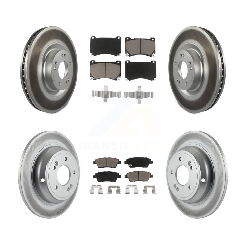 Transit Auto - KGC-100763 - Front and Rear Disc Brake Kits