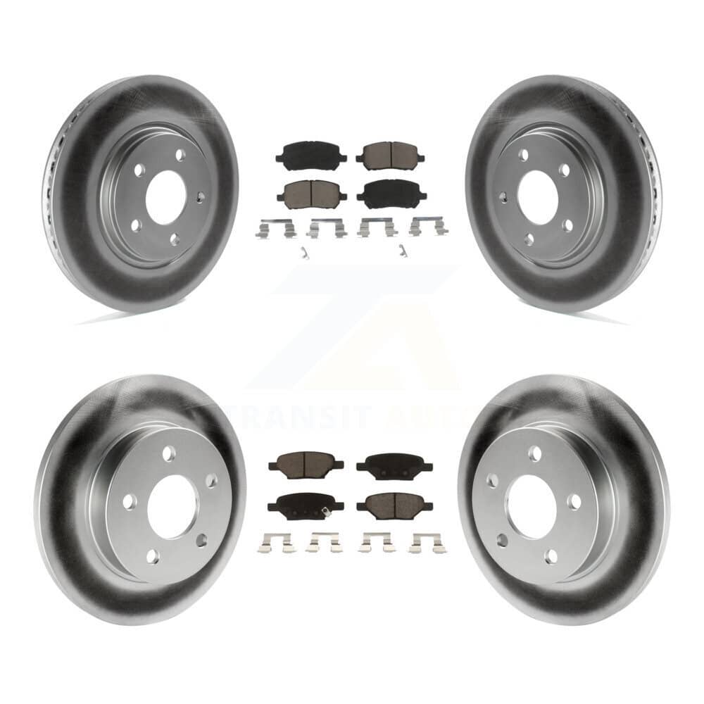 Transit Auto - KGC-100834 - Front and Rear Disc Brake Kits